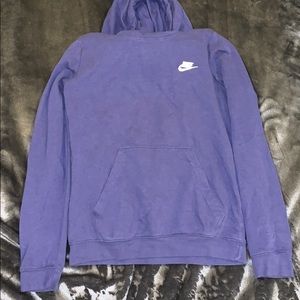 Purple Nike tube neck hoodie